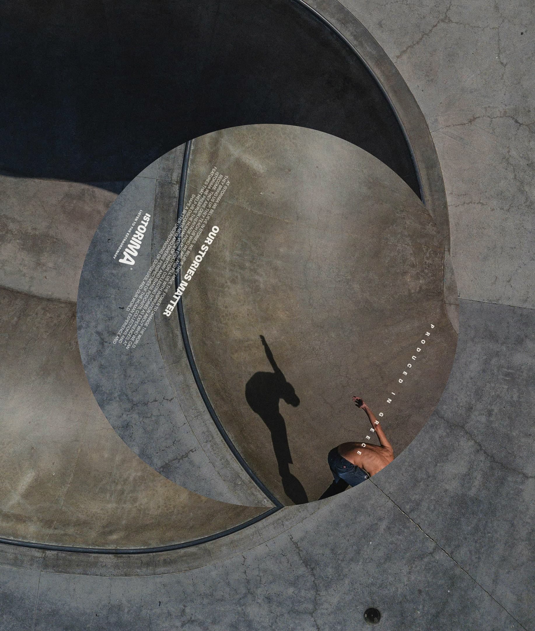 Using circular rotation as a highlight of stories’ power to move our sentiment and change our perspective